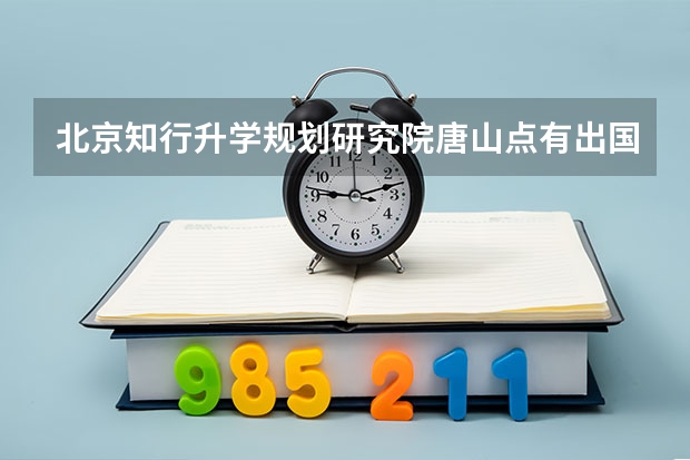 北京知行升学规划研究院唐山点有出国留学代办吗?