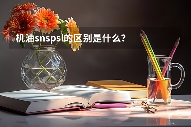 机油snspsl的区别是什么？