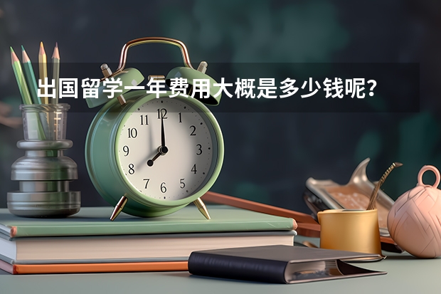 出国留学一年费用大概是多少钱呢？