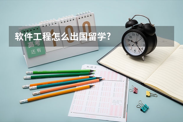 软件工程怎么出国留学?