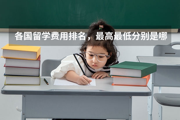 各国留学费用排名，最高最低分别是哪些国家？