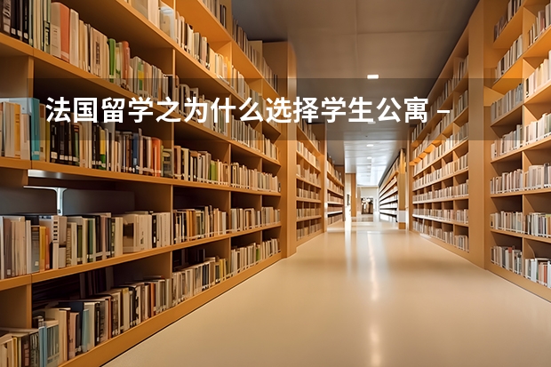 法国留学之为什么选择学生公寓 – utudo