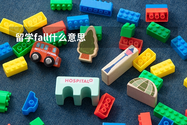 留学fall什么意思