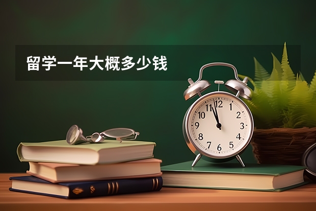 留学一年大概多少钱