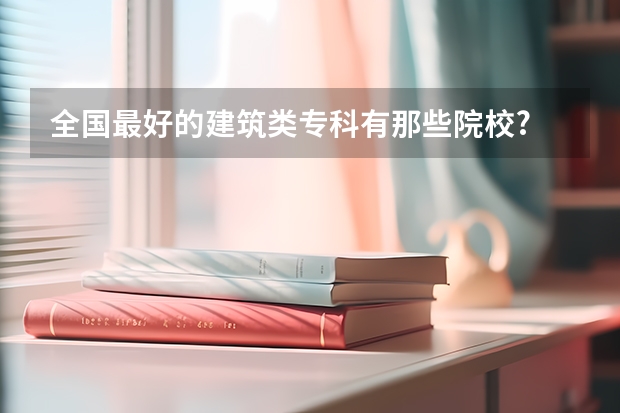 全国最好的建筑类专科有那些院校? 河北省重点高中排名冀州中学在哪